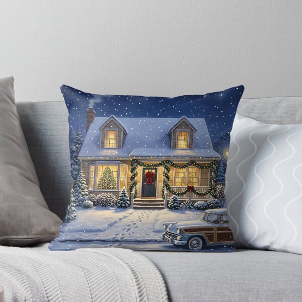 Item preview, Nostalgic Christmas House with Car designed and sold by Sybille-Yates.
