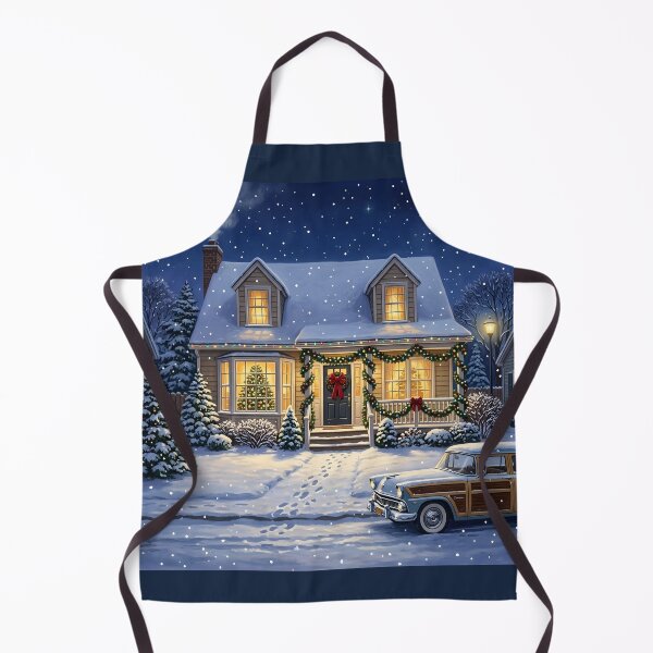 Item preview, Nostalgic Christmas House with Car designed and sold by Sybille-Yates.