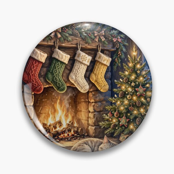 Item preview, Christmas Stockings by the Fireplace Throw Blanket designed and sold by Bluntees .