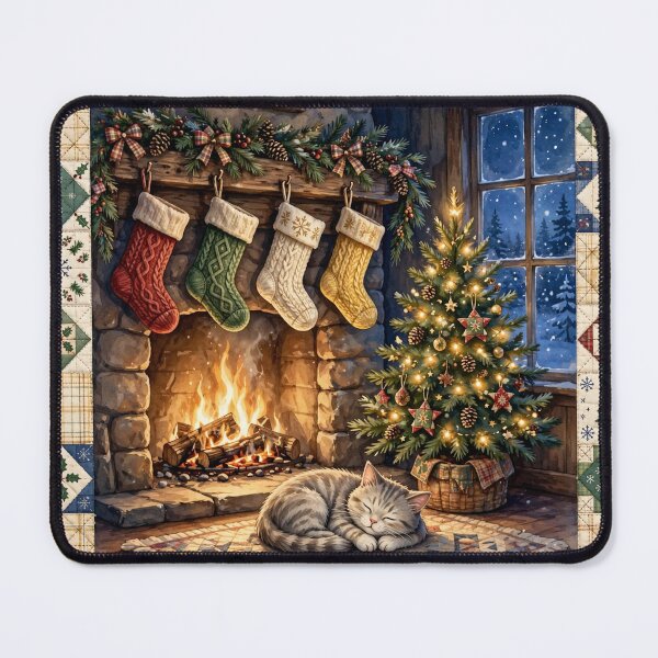 Item preview, Christmas Stockings by the Fireplace Throw Blanket designed and sold by Bluntees .