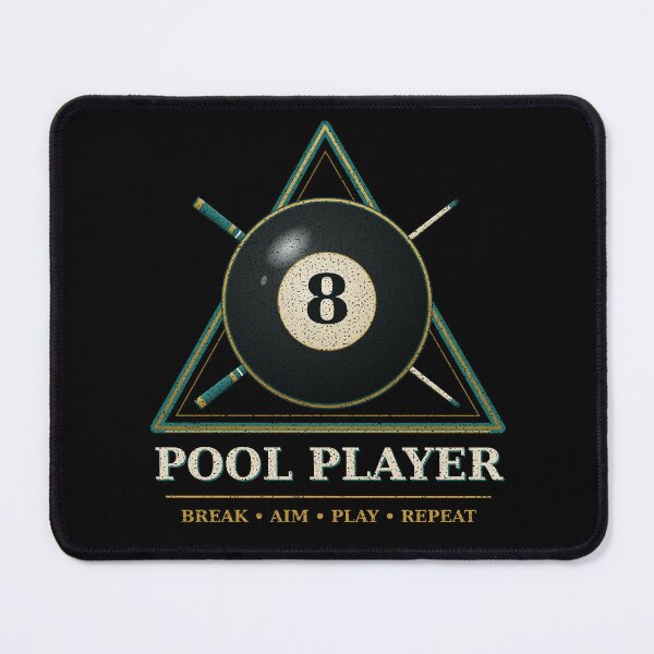 Item preview, Pool Player 8, Billiard Club Shirt designed and sold by MalwasBasket.