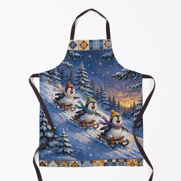 Item preview, Penguins Sledding Christmas Throw Blanket designed and sold by Bluntees .
