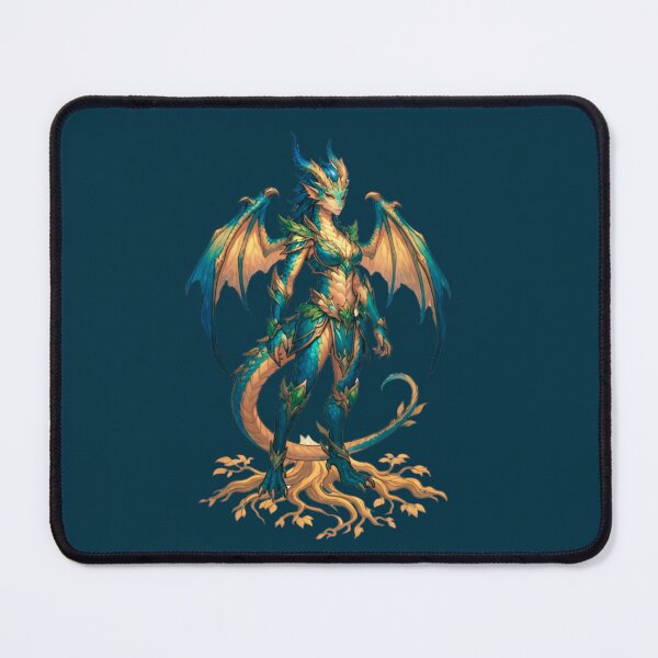 Item preview, Emerald Forest Dragon Queen Elemental Artwork designed and sold by Ammeluk.