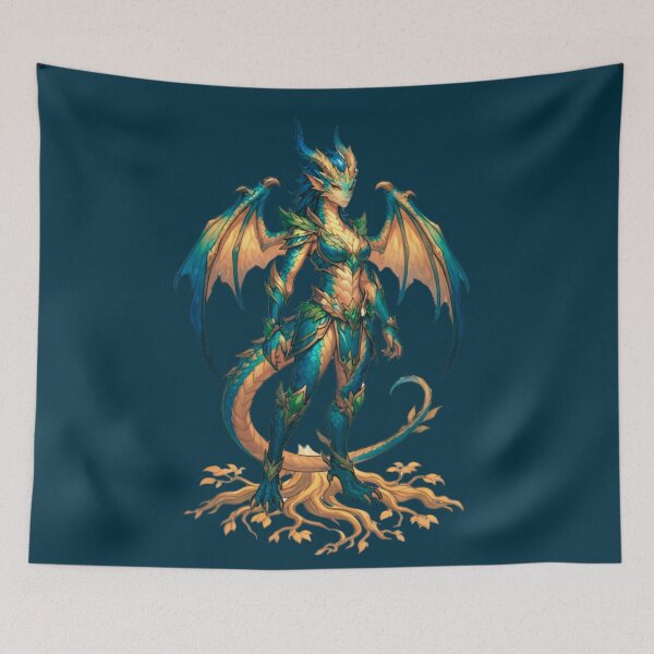 Item preview, Emerald Forest Dragon Queen Elemental Artwork designed and sold by Ammeluk.