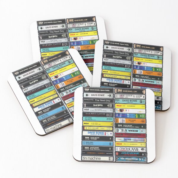 Item preview, David Bowie - Collected Singles - Vintage Cassette Print designed and sold by Mr Mustard Prints.