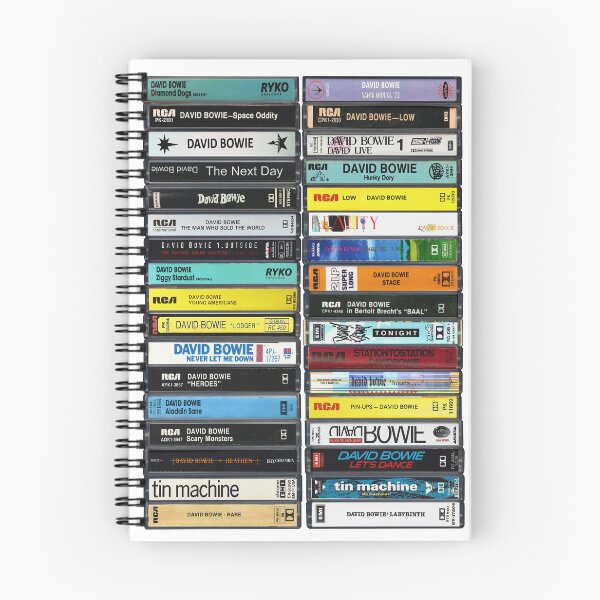 Item preview, David Bowie - Collected Singles - Vintage Cassette Print designed and sold by Mr Mustard Prints.