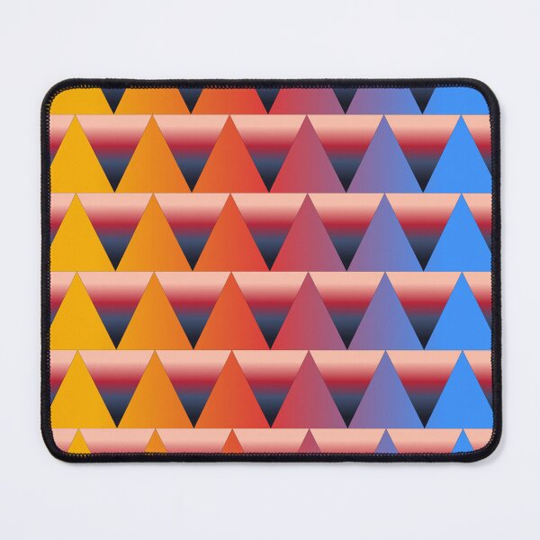 Item preview, Geometric Rainbow Gradient Triangles Abstract Pattern designed and sold by István Beresnyák.