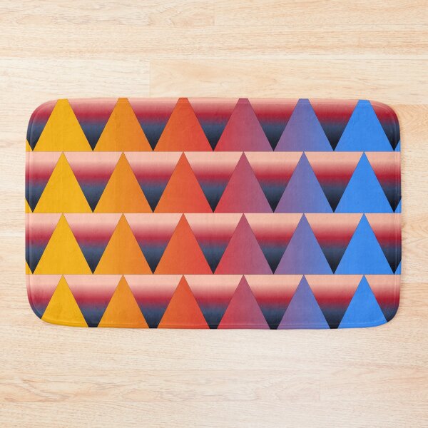 Item preview, Geometric Rainbow Gradient Triangles Abstract Pattern designed and sold by István Beresnyák.