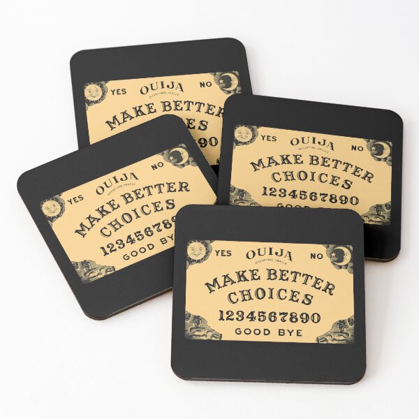 Item preview, Ouija Board Make Better Choices Funny Goth Witchy Vibes Spooky Season Sarcastic Magic Halloween Snarky Witch Mom Joke designed and sold by pillarofme.