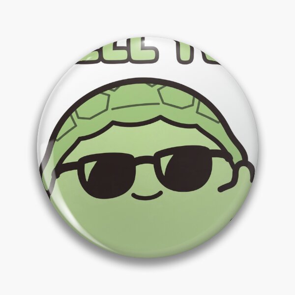 Item preview, Cool Chibi Turtle Sunglasses Thumbs Up Shell Yeah Funny Sticker designed and sold by xiaoxiaochibi.