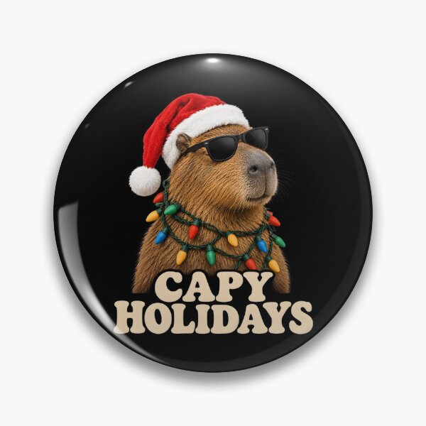 Item preview, Funny Christmas Capybara Xmas Capy Holidays Kids Teens Boys  designed and sold by clothesy7.