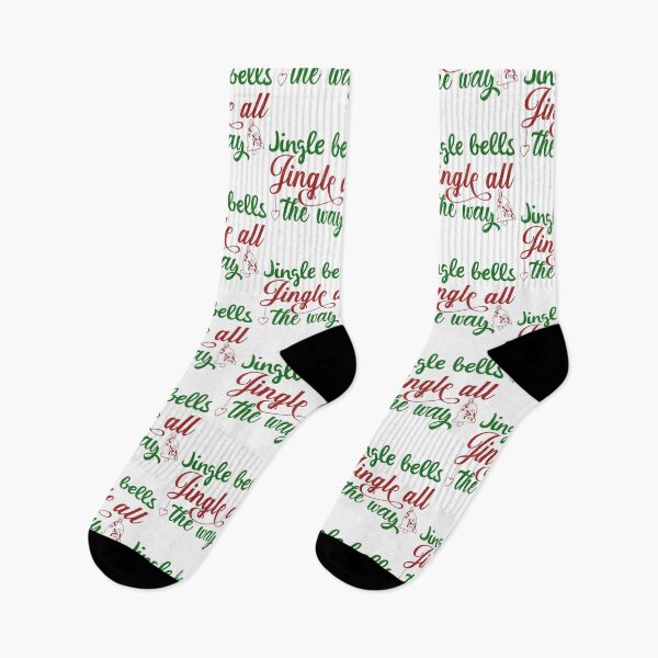 Item preview, Jingle Bells Jingle All the Way Christmas Quote designed and sold by FuzionRaptor.