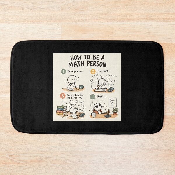 Item preview, How to Be a Math Person designed and sold by tellia-kallisto.