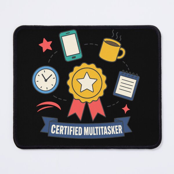 Item preview, Certified Multitasker – Funny Busy Mom, Office & Productivity Gift designed and sold by EpicInks24.