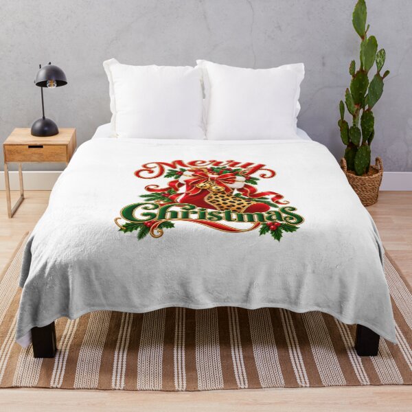 Item preview, Merry Christmas Leopard Santa Stocking PNG designed and sold by annenambiro.