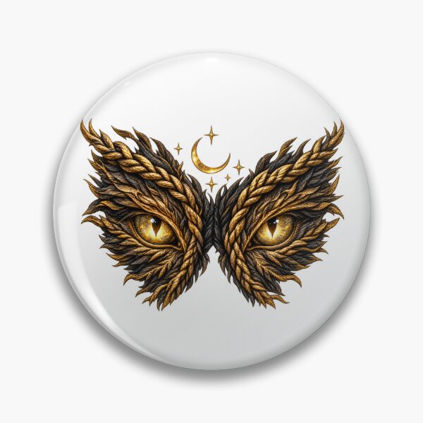 Item preview, Golden Eyes Beneath the Crescent Moon designed and sold by JUTElCONIC.