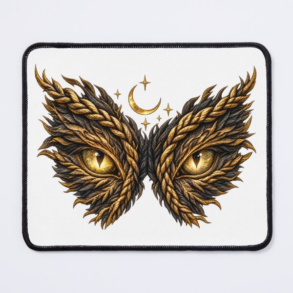 Item preview, Golden Eyes Beneath the Crescent Moon designed and sold by JUTElCONIC.