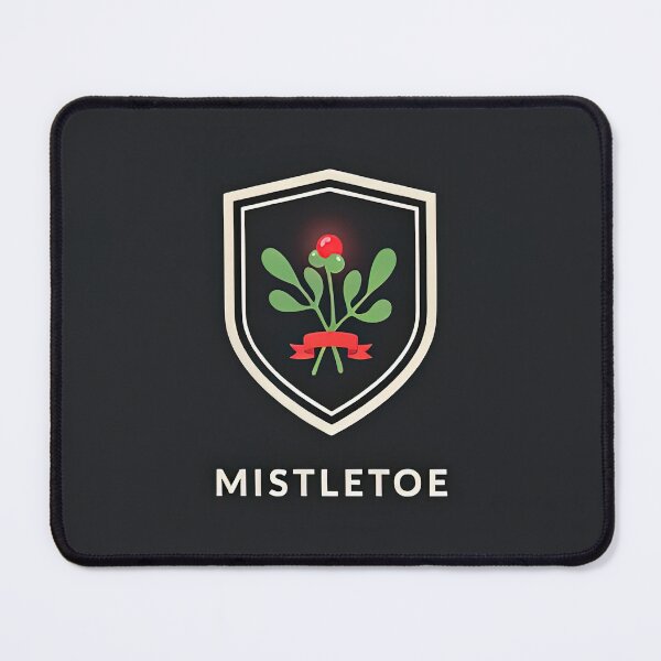 Item preview, Vintage Mistletoe Crest Emblem Logo Illustration Vector designed and sold by Shutter-Dragon.