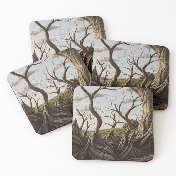 Item preview, Twisted Landscape surreal artwork designed and sold by Vintage Designs +.