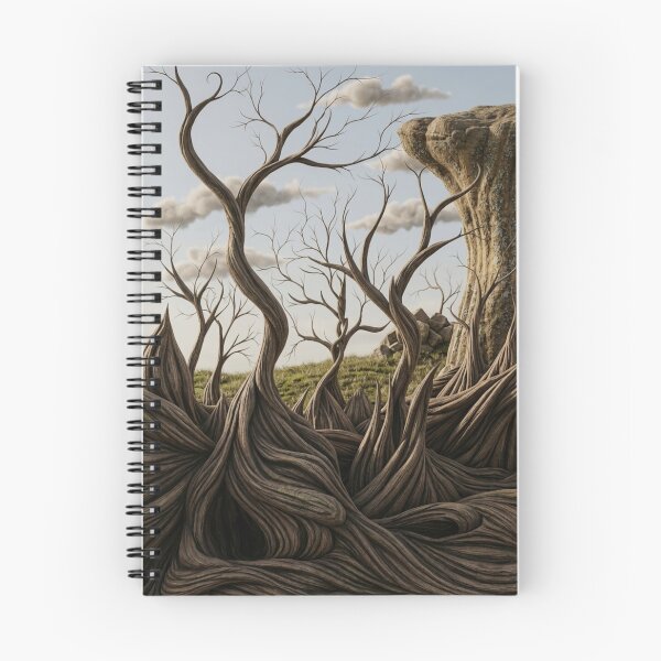 Item preview, Twisted Landscape surreal artwork designed and sold by Vintage Designs +.