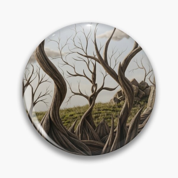 Item preview, Twisted Landscape surreal artwork designed and sold by Vintage Designs +.