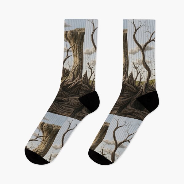 Item preview, Twisted Landscape surreal artwork designed and sold by Vintage Designs +.