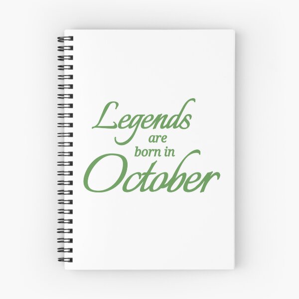 Item preview, Legends Are Born In October designed and sold by Urban Anomaly.