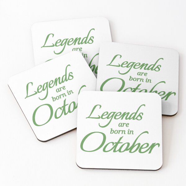 Item preview, Legends Are Born In October designed and sold by Urban Anomaly.