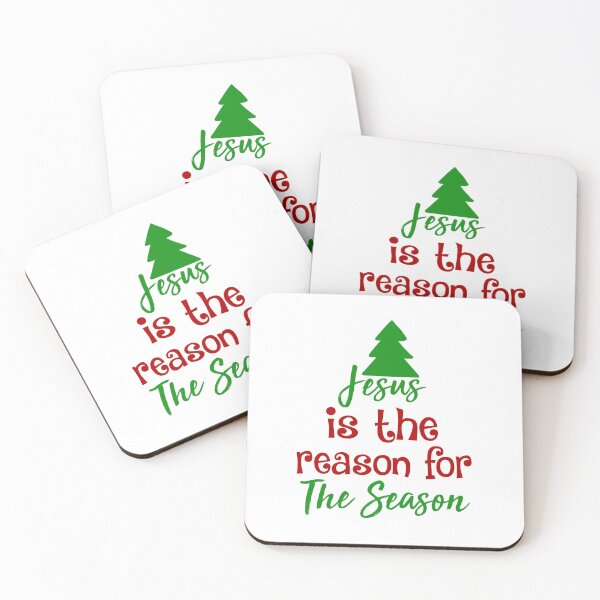 Item preview, Jesus Is the Reason for the Season Christmas Quote designed and sold by FuzionRaptor.