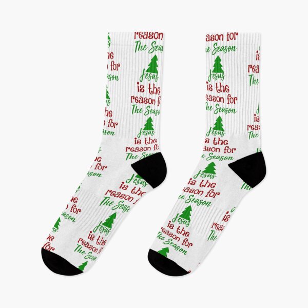 Item preview, Jesus Is the Reason for the Season Christmas Quote designed and sold by FuzionRaptor.