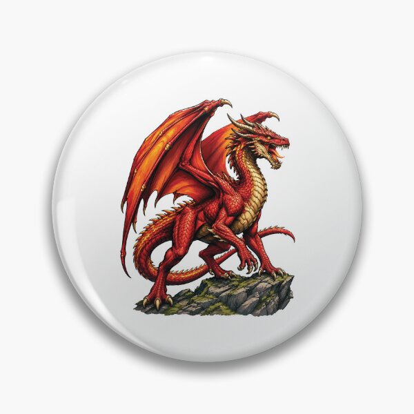 Item preview, Red Dragon of the Ancient Peaks designed and sold by Ctrl+AltGalaxy.