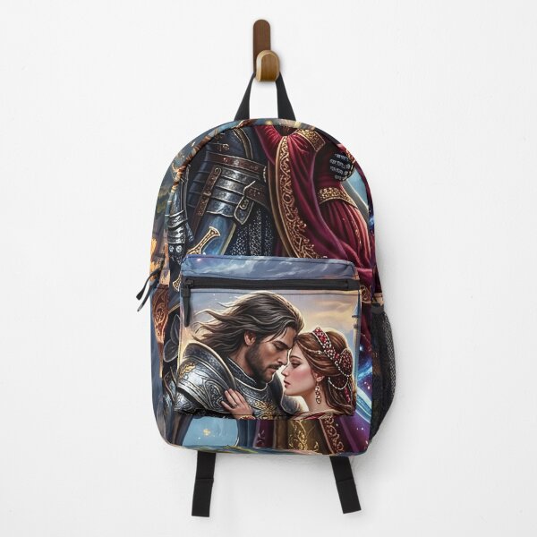 Item preview, Lancelot and Guinevere Embracing Under a Crescent Moon designed and sold by Lucid Dream Pixel.