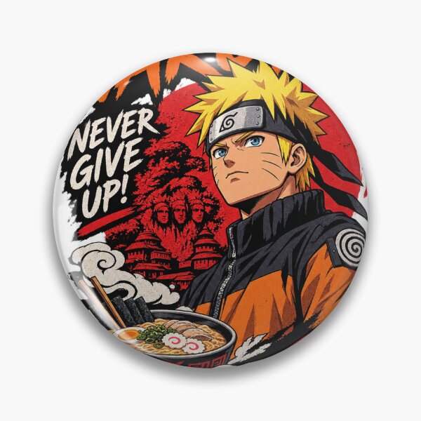 Item preview, Anime Ninja Never Give Up Ramen Aesthetic designed and sold by mrworld000.