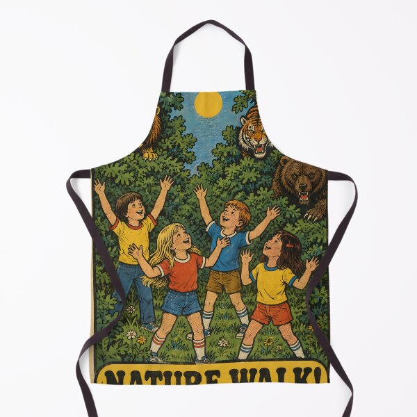 Item preview, Nature Walk — Vintage Dark Humour Poster designed and sold by jvrgraphs.