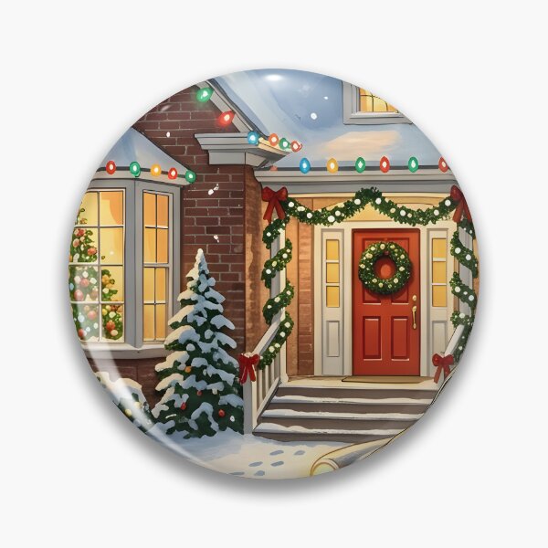 Item preview, Nostalgic Christmas House with Car designed and sold by Sybille-Yates.