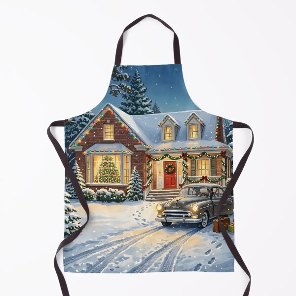 Item preview, Nostalgic Christmas House with Car designed and sold by Sybille-Yates.