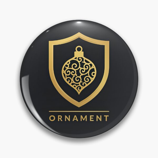 Item preview, Vintage Christmas Ornament Crest Emblem Logo Illustration Vector designed and sold by Shutter-Dragon.