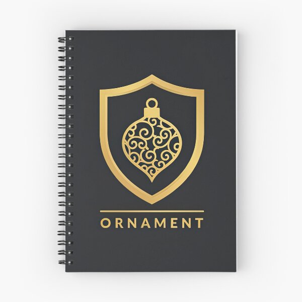 Item preview, Vintage Christmas Ornament Crest Emblem Logo Illustration Vector designed and sold by Shutter-Dragon.