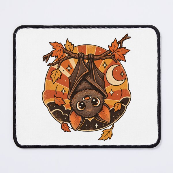 Item preview, Cute Autumn Bat – Moonlit Fall Celestial Halloween Art designed and sold by Apex Designs.