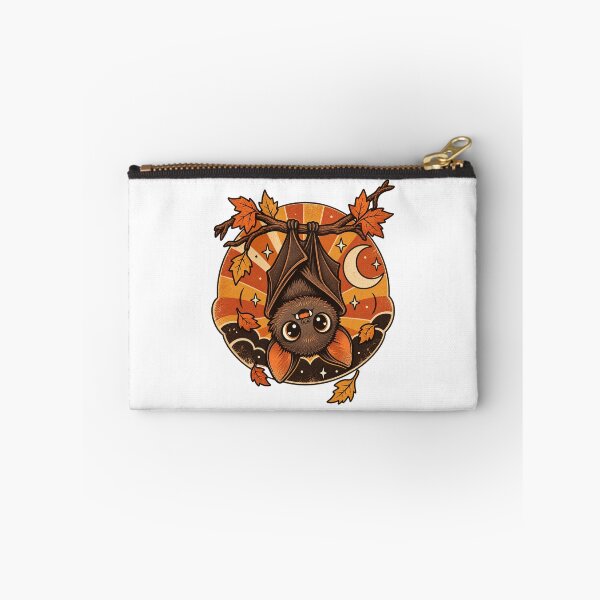 Item preview, Cute Autumn Bat – Moonlit Fall Celestial Halloween Art designed and sold by Apex Designs.