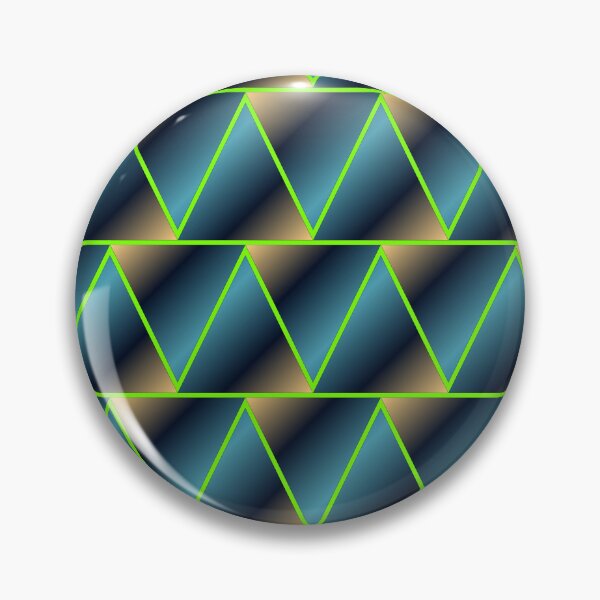 Item preview, Geometric Blue and Neon Green Triangles Abstract Pattern designed and sold by István Beresnyák.