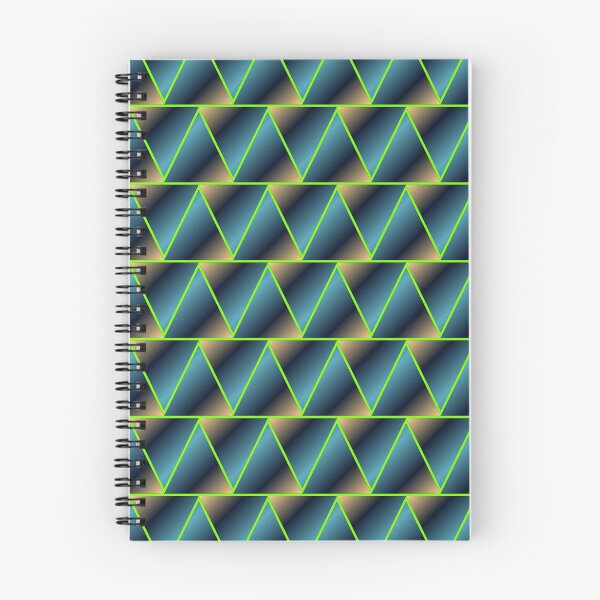 Item preview, Geometric Blue and Neon Green Triangles Abstract Pattern designed and sold by István Beresnyák.