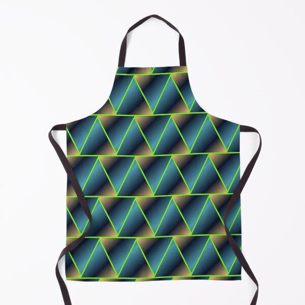 Item preview, Geometric Blue and Neon Green Triangles Abstract Pattern designed and sold by István Beresnyák.