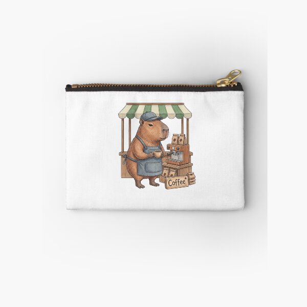 Item preview, Capybara Barista designed and sold by DoodleDodo.
