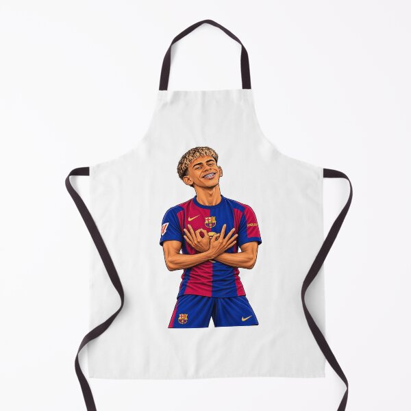 Item preview, Lamine Yamal Barcelona 304 Celebration Illustration Art designed and sold by FlatInkStudio.