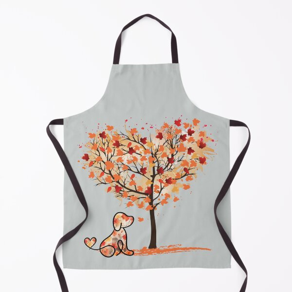Item preview, Autumn tree of love - dog with heart tail designed and sold by Doodles Down South.