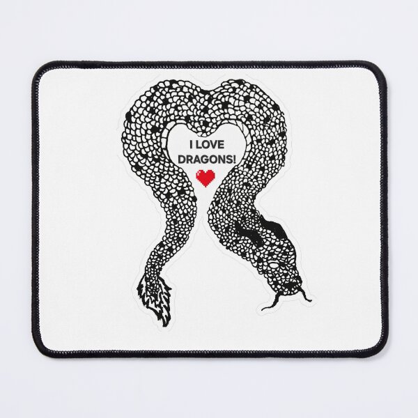 Item preview, HEART CHINESE DRAGON 2 designed and sold by SnazzyWolfArt.