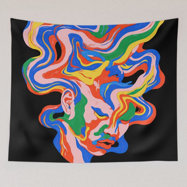 Item preview, Flowing Abstract Woman designed and sold by folskullyz.