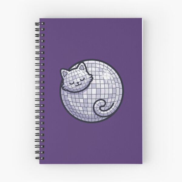 Item preview, Disco Ball Cat Curled Up designed and sold by Rariks.