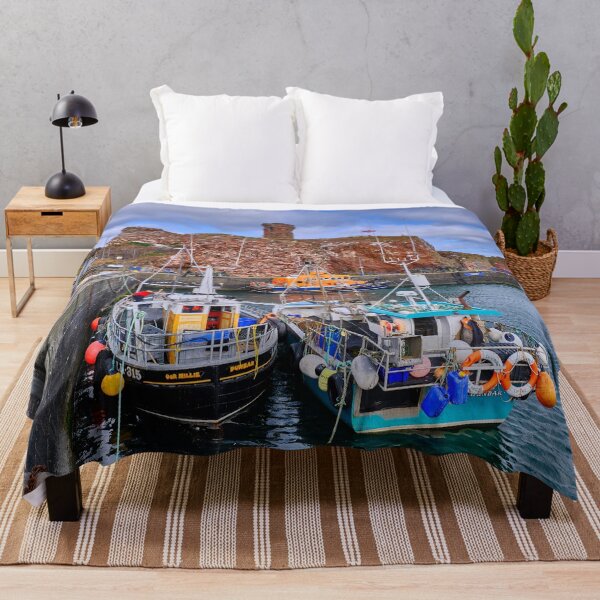 Item preview, Dunbar Harbour's Colourful Fishing Boats designed and sold by Violaman.
